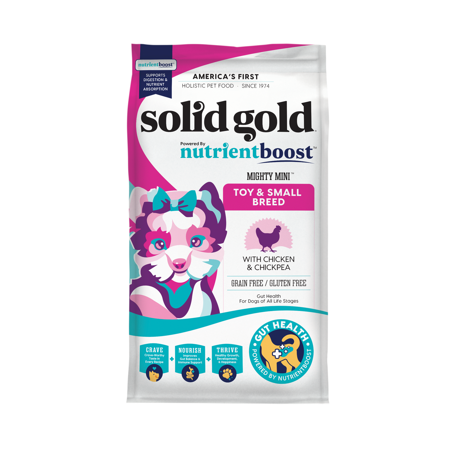 Solid Gold: Nutrient Boost Mighty Mini Chicken