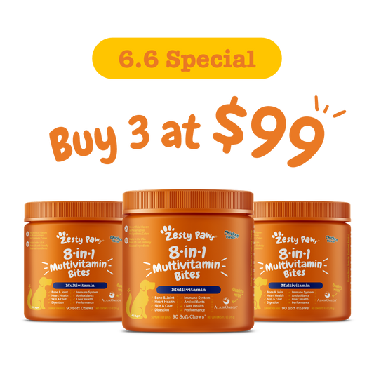 [6.6 Special] Zesty Paws Dog Bites (Buy 3 @ $99)