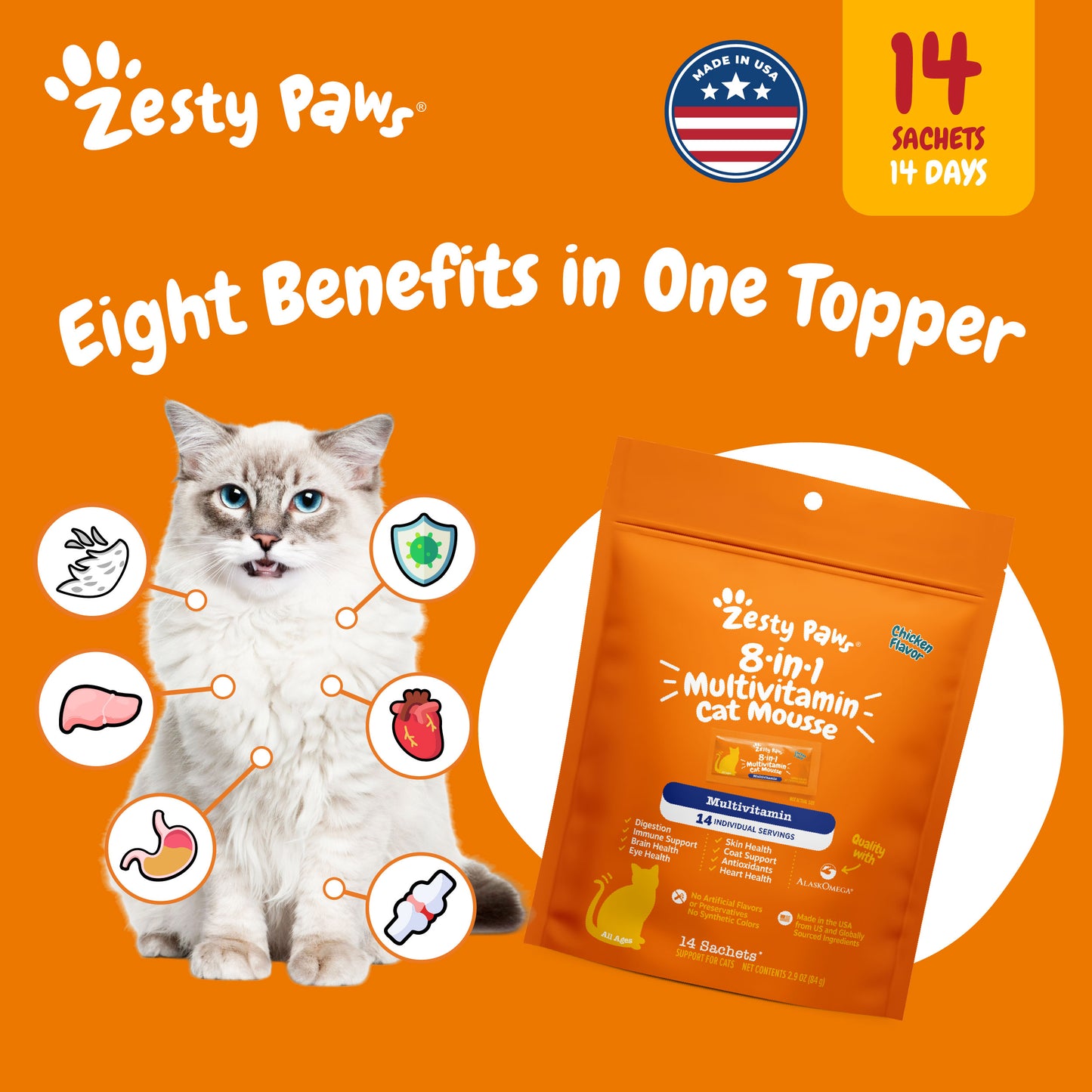 Urinary Defense Bundle Cat Mousse Supplement (8-in-1 Multivitamin & Urinary Tract)