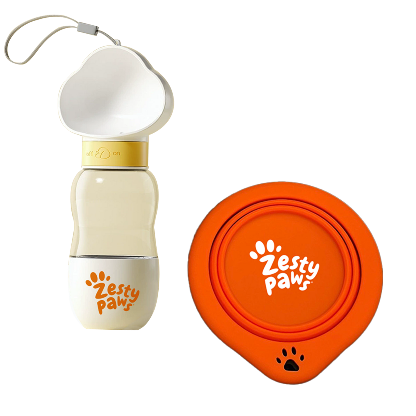 Zesty Paws Merchandise - Multi-Purpose Bottle + Silicone Bowl