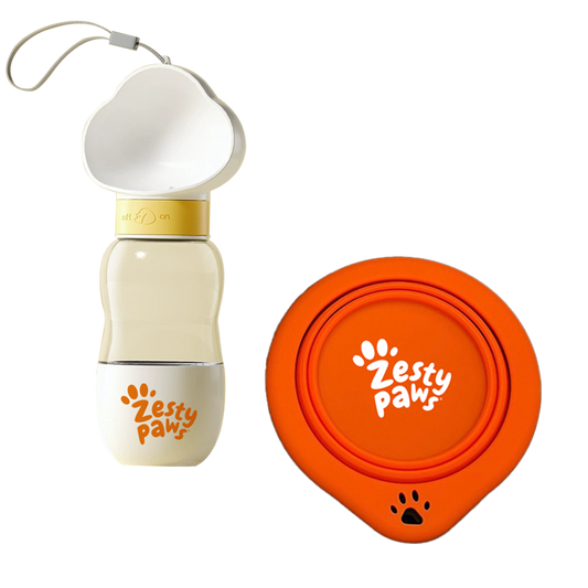 Zesty Paws Merchandise - Multi-Purpose Bottle + Silicone Bowl