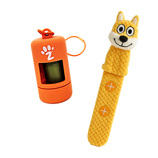 Zesty Paws Merchandise - Poop Bag + Feeder Toy