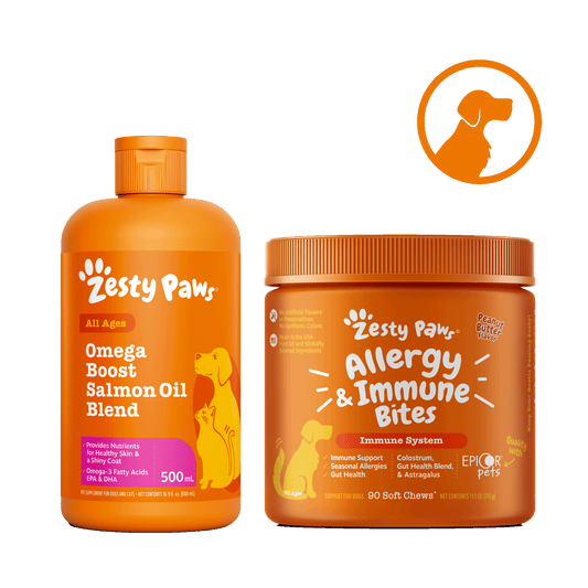 Season Of Care Bundle for Dogs (Allergy & Immune Bites + Omega Boost)